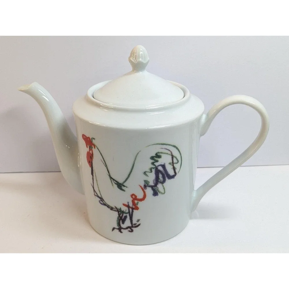 Decor Design‎ 7 in Rooster Teapot